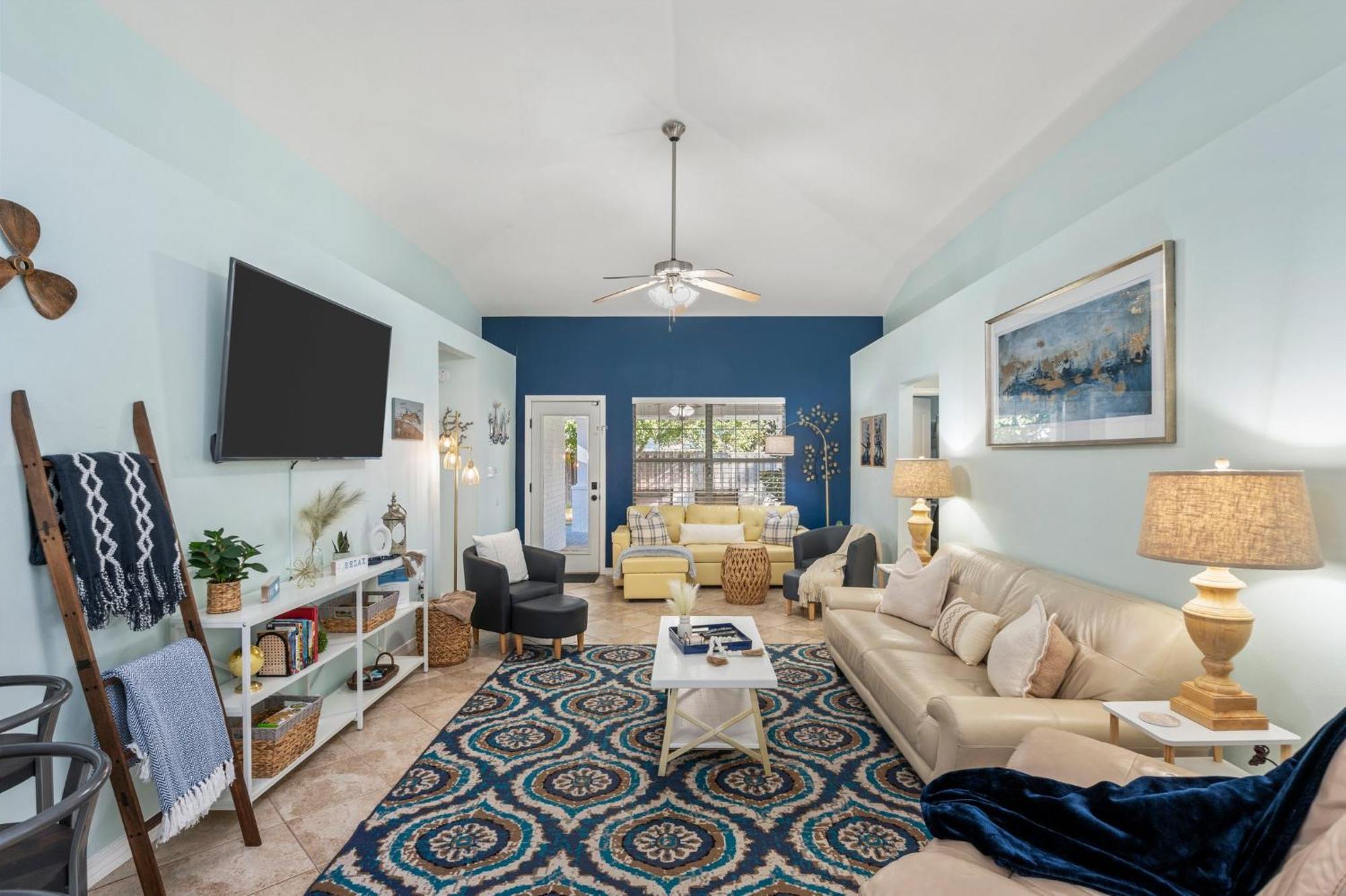 Beautiful Pet Friendly Home! Tropical Pool, Optional Golf Cart & Pool Heat, Minutes To Beach دستين المظهر الخارجي الصورة